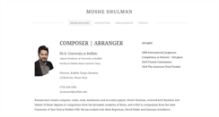 Desktop Screenshot of mosheshulman.com